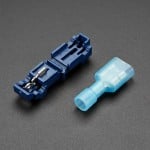 Conector de Terminal Tipo T Rápido Azul - Empalme Eléctrico sin Soldadura