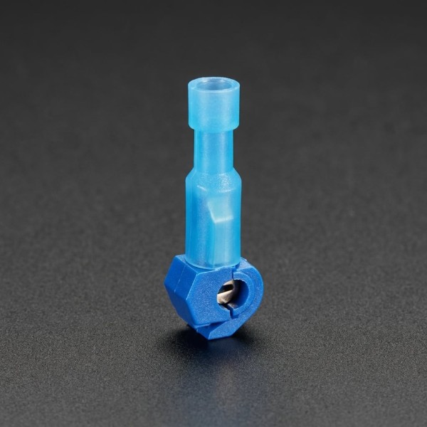 Conector de Terminal Tipo T Rápido Azul - Empalme Eléctrico sin Soldadura