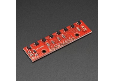 Sensor Infrarrojo QTR-8A de 8 Canales para Detección de Línea en Robots y Arduino