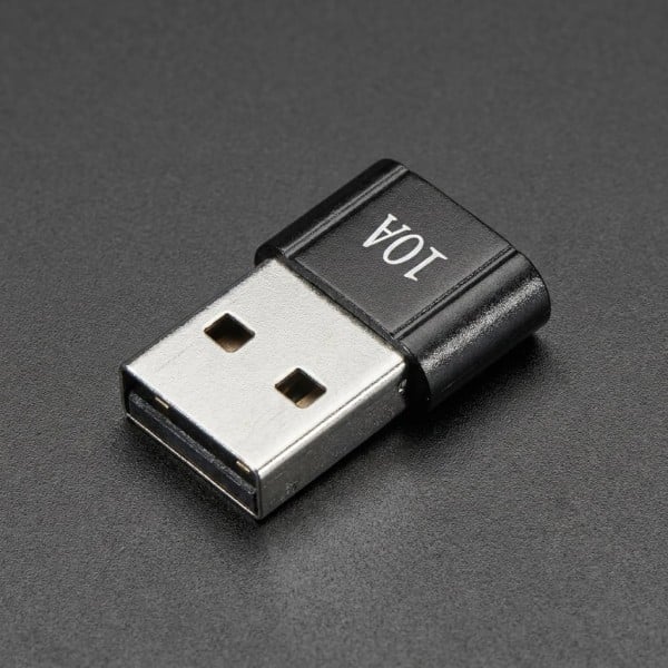 Convertidor OTG 10A Tipo C a USB Macho - Adaptador USB C a USB A