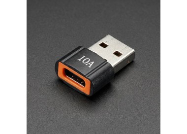Convertidor OTG 10A Tipo C a USB Macho - Adaptador USB C a USB A