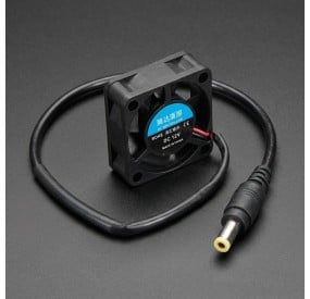 Mini Ventilador 2510 12V DC  CON CONECTOR JACK 5.5 MACHO