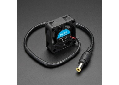 Mini Ventilador 2510 12V DC  CON CONECTOR JACK 5.5 MACHO