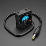Mini Ventilador 2510 12V DC  CON CONECTOR JACK 5.5 MACHO