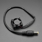 Mini Ventilador 2510 12V DC  CON CONECTOR JACK 5.5 MACHO