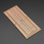 Placa Fenólica Perforada Tipo Protoboard 133x48mm para Prototipos Electrónicos
