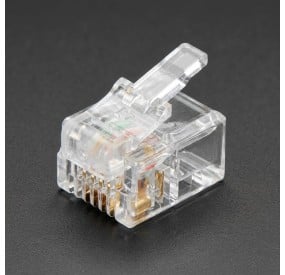 Conector RJ-11 Macho 6P4C para Teléfono y Fax – Conexión Telefónica Confiable