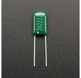 Condensador de Poliéster 2.2nF 100V ±5% Radial THT - 2A222J