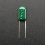 Condensador de Poliéster 2.2nF 100V ±5% Radial THT - 2A222J