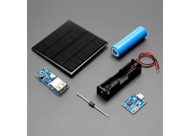 Kit Solar Básico para Arduino o ESP32 - Panel 6V 3W y Batería 18650
