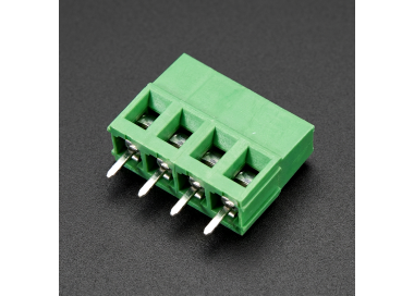 Bornera PCB Enchufable KF128-4P 5.0mm - 4 Polos - Conexión por Tornillo