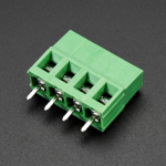 Bornera PCB Enchufable KF128-4P 5.0mm - 4 Polos - Conexión por Tornillo