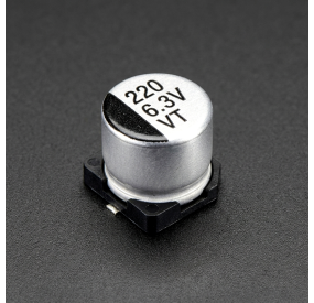 Capacitor Electrolítico Aluminio 220uF 6.3V SMD 6.3x5.4mm
