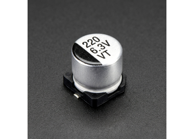 Capacitor Electrolítico Aluminio 220uF 6.3V SMD 6.3x5.4mm
