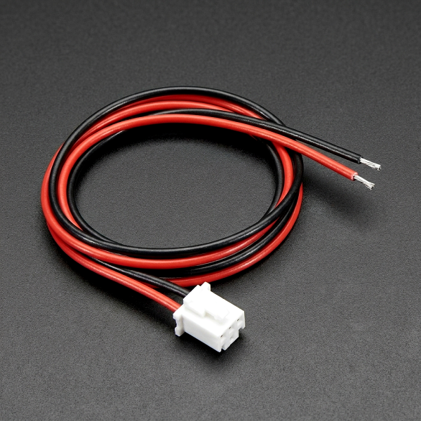 Cable Conector JST Hembra 2.54 mm 2P para soldar