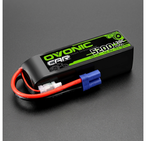 Batería LiPo OVONIC 4S 14.8V 5200mAh 130C EC5 | 2 Paquetes