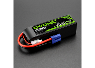 Batería LiPo OVONIC 4S 14.8V 5200mAh 130C EC5 | 2 Paquetes