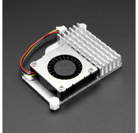 Disipador Activo Raspberry Pi 5 con Ventilador PWM y Aluminio