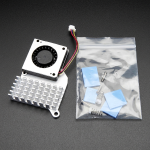 Disipador Activo Raspberry Pi 5 con Ventilador PWM y Aluminio
