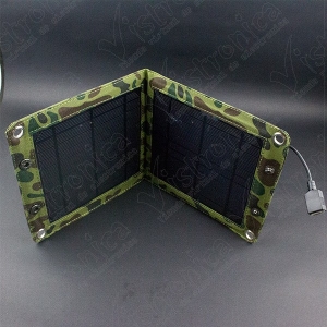 Estuche Cargador 5V Con Panel Solar 7W   - 1