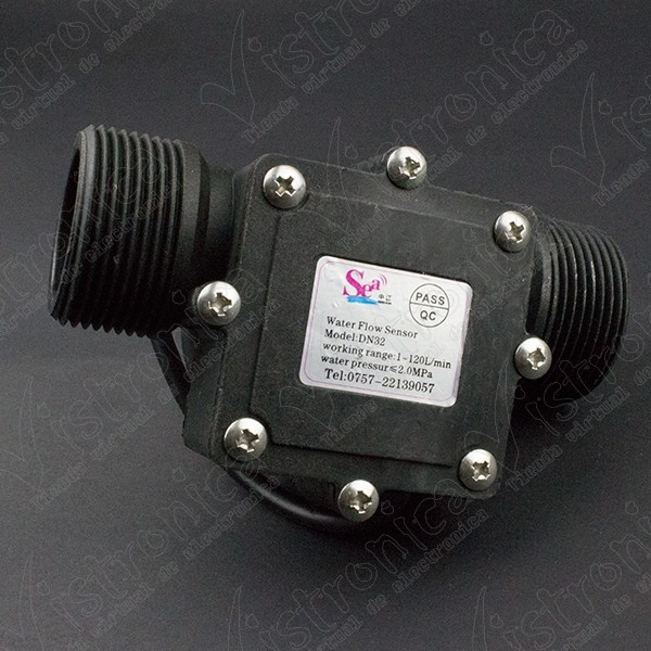 Sensor Medidor de Flujo DN32 1.25 Pulgada Genérico - 2