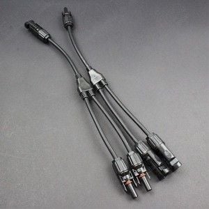 Par Conector Hembra y Macho MC4Y Genérico - 1