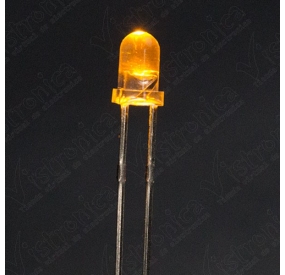 LED Amarillo 3mm Chorro