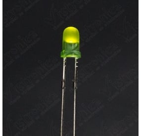 LED Verde 3mm Chorro