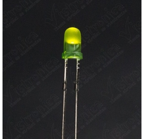 LED Verde 3mm Chorro