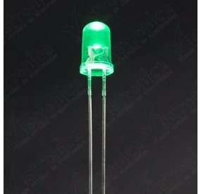 LED Verde 5mm Chorro