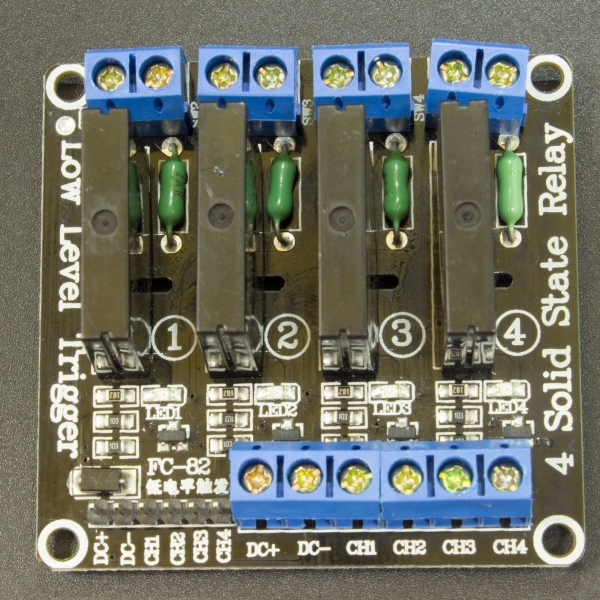 Módulo Relé De Estado Sólido 4 Canales