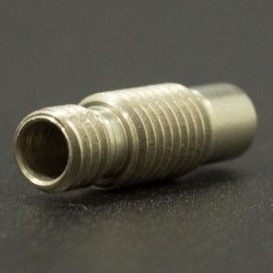 Garganta Para Extrusor E3D V6 sin PTFE de Acero Inoxidable M7 x 4.1MM Genérico - 2