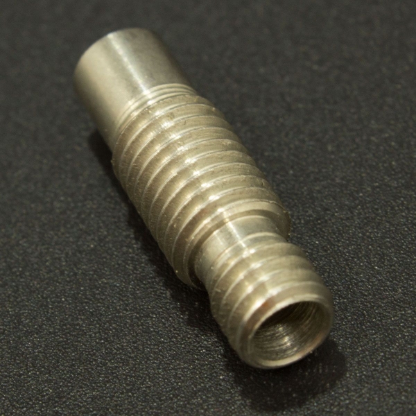 Garganta Para Extrusor E3D V6 sin PTFE de Acero Inoxidable M7 x 4.1MM Genérico - 4