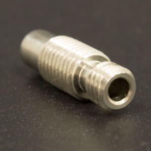 Garganta Para Extrusor E3D V6 Sin PTFE de Acero Inoxidable M7 x 3MM Genérico - 2