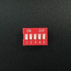 DIP Switch de 5P Rojo Genérico - 2