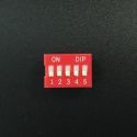 DIP Switch de 5P Rojo Genérico - 2