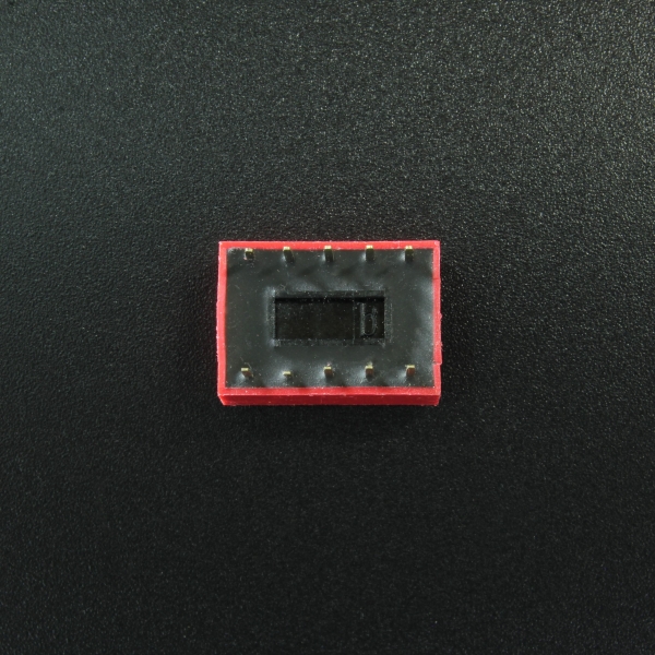 DIP Switch de 5P Rojo Genérico - 3 DIP Switch de 5P Rojo Genérico - 3