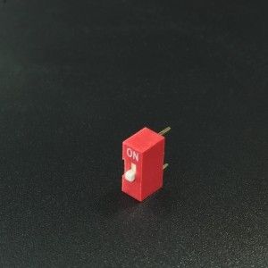 DIP Switch de 1P Rojo Genérico - 1