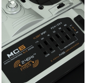 Control transmisor MC6 de 6 canales