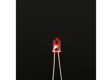 LED Rojo 5mm Chorro