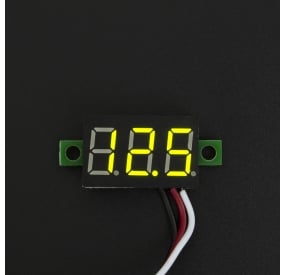 Mini Voltí­metro 7 SEG Verde 0V~30V