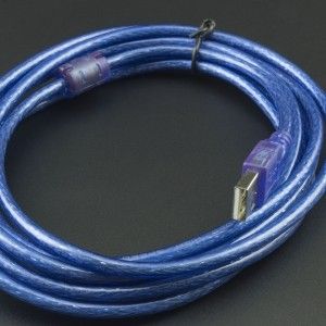 Cable USB 2.0 Tipo A Macho a Tipo B Macho Azul 3 metros  Lexa - 4