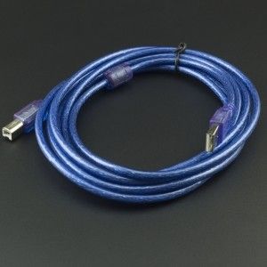 Cable USB 2.0 Tipo A Macho a Tipo B Macho Azul 3 metros  Lexa - 2