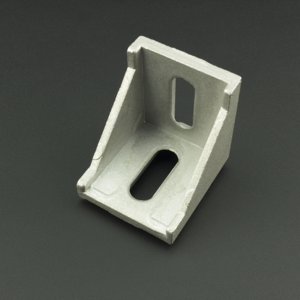 Ángulo Esquinero con Agujero Ovalado/Ovalado Para Perfil de Aluminio 40x40 Genérico - 1 Ángulo Esquinero con Agujero Ovalado/Ovalado Para Perfil de Aluminio 40x40 Genérico - 1