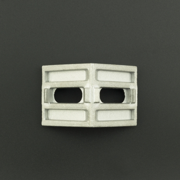 Ángulo Esquinero con Agujero Ovalado/Ovalado Para Perfil de Aluminio 40x40 Genérico - 2 Ángulo Esquinero con Agujero Ovalado/Ovalado Para Perfil de Aluminio 40x40 Genérico - 2