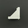 Ángulo Esquinero con Agujero Ovalado/Ovalado Para Perfil de Aluminio 40x40 Genérico - 3 Ángulo Esquinero con Agujero Ovalado/Ovalado Para Perfil de Aluminio 40x40 Genérico - 3