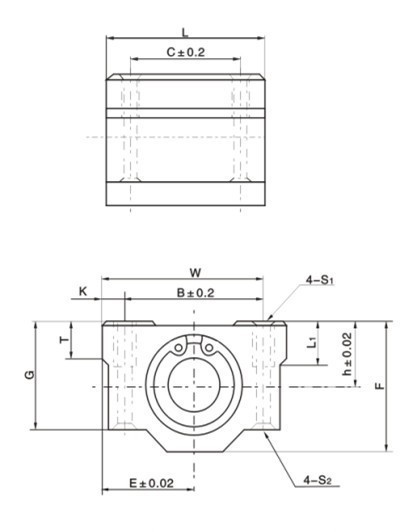 Caducado Electrónico Recuento COJINETE DESLIZANTE SCS8UU PARA EJE LINEAL 8 MM