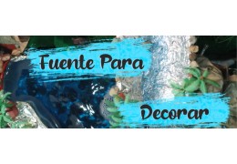Fuente para decoración