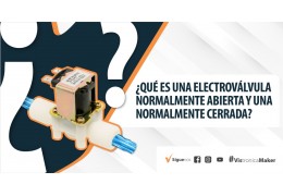 Electrovalvula normalmente abierta y normalmente cerrada